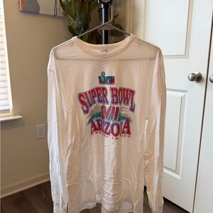 47 Brand Super Bowl LVII Arizona Long Sleeve Shirt XL